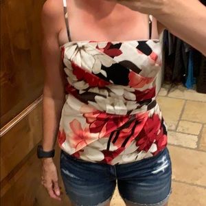 WHBM Flowered Top